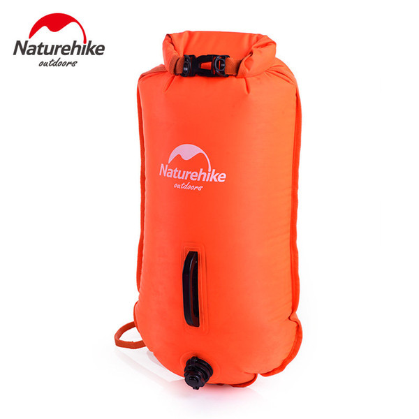 Naturehike 28L Waterproof Dry Airbag PVC Inflatable Snorkeling Swim Drift Beach Storage Pouch Camping Travel For Safe Swimming