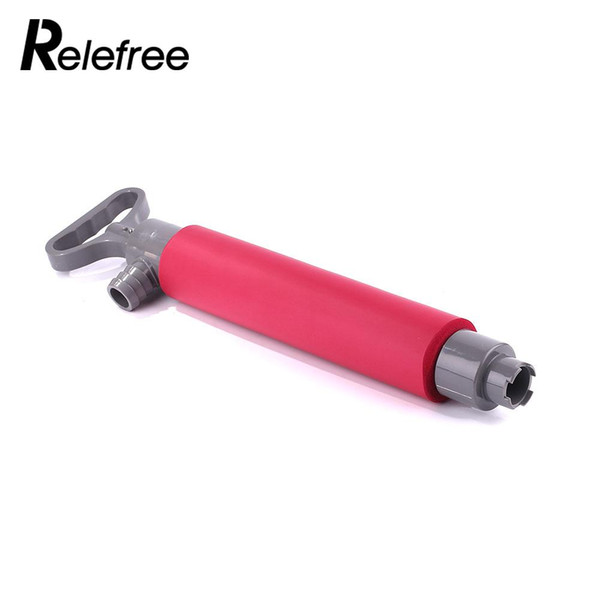 Hand Pump Canoe Kayak Floating Rescue Tool Outdoor Sport New Red Nylon Plastic