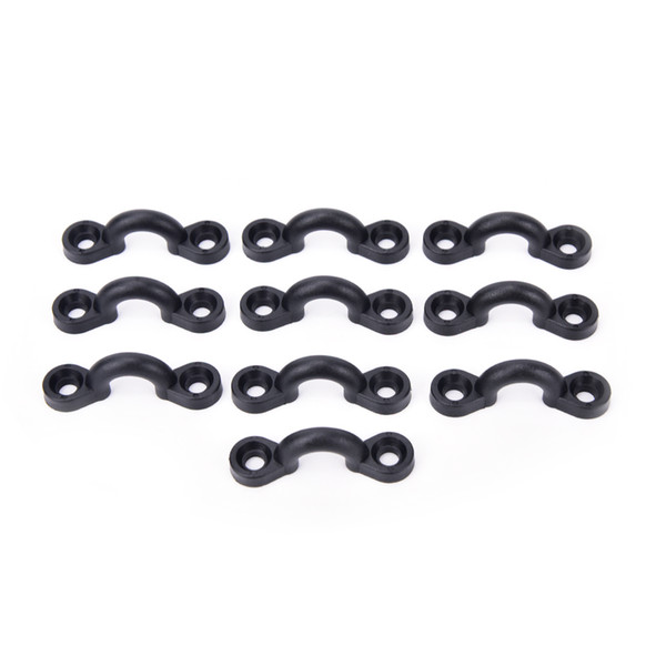 Nylon Bungee Deck Loops Rigging Kit without screws Tie Down Pad Eye for Boat Kayak Deck 10pcs