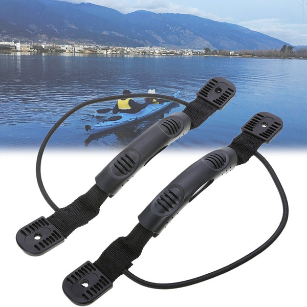 1 Pair Kayak Canoe Boat Side Mount Carry Handle with Bungee For Outdoor Sport Accessories