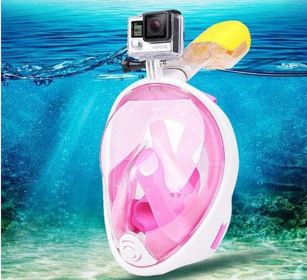 Underwater Scuba Anti Fog Full Face Diving Mask Snorkeling Set with Earplug Respiratory Masks Safe Waterproof