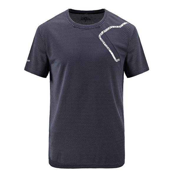 Summer short-sleeved comfortable quick-drying T-shirt men's thin section breathable sports running shirt Sports outdoor quick-drying t-shirt