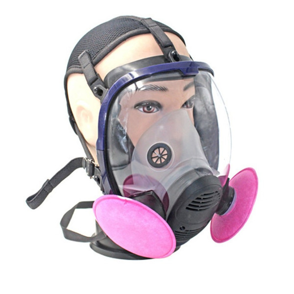 Full Face Respirator Gas Mask Anti-dust Chemical Safety Mask with Coon Filter for Industry Painting Spraying