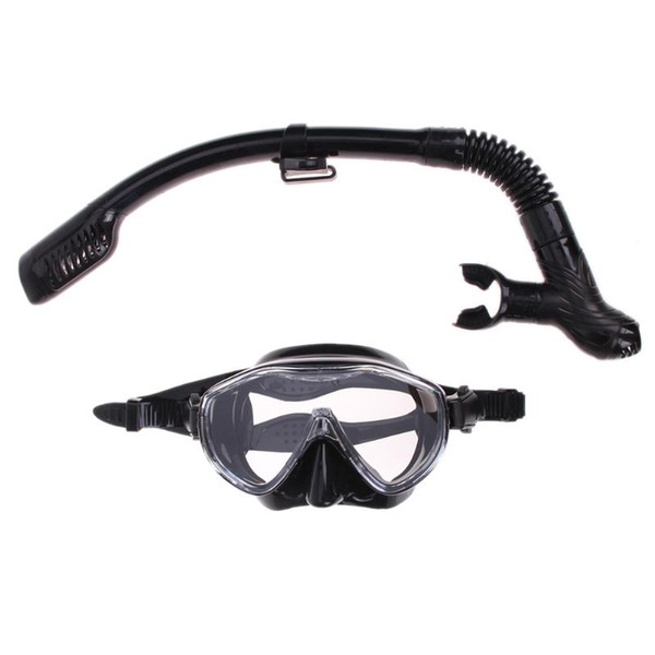 Silicone Diving Mask Anti-Fog Goggles Glasses + Snorkel Breathing Tube Set Swimming Fishing Pool Equipment