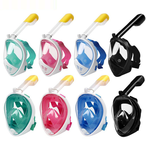 8 Style Summer Underwater Diving Mask Snorkel Set Swimming Training Scuba Mergulho Full Face Snorkeling Mask Anti Fog