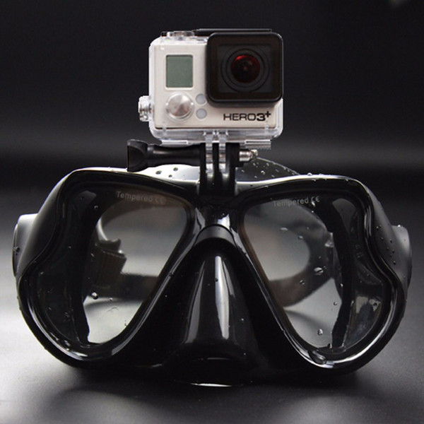 Hot sale Professional Underwater Camera Diving Mask Scuba Snorkel Swimming Goggles for GoPro Xiaomi SJCAM Sports Camera