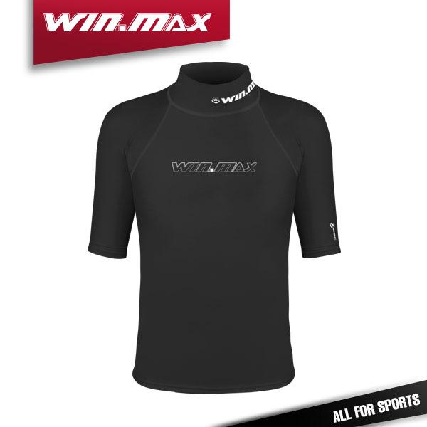 WINMAX Short Surf Clothing Diving Suits Shirt Rash Guard Men Short Sleeves Swimwear Lycra Rash Guard For Men Surf Shirt