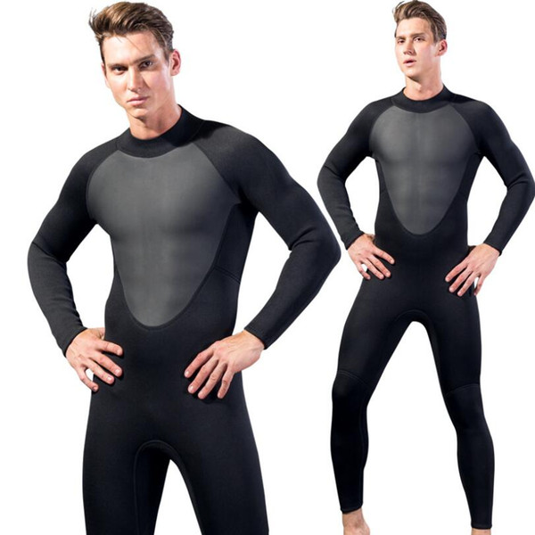 new surfing snorkeling suit wetsuit jellyfish mens long-sleeved sunscreen swimsuit one piece quick dry swimwear men