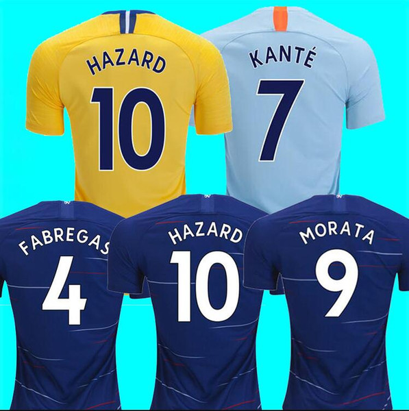 Thailand HAZARD JORGINHO soccer jersey 18 19 KOVACIC GIROUD KANTE Camiseta football shirt 2019 RUDIGER WILLIAN maillot uniforms third