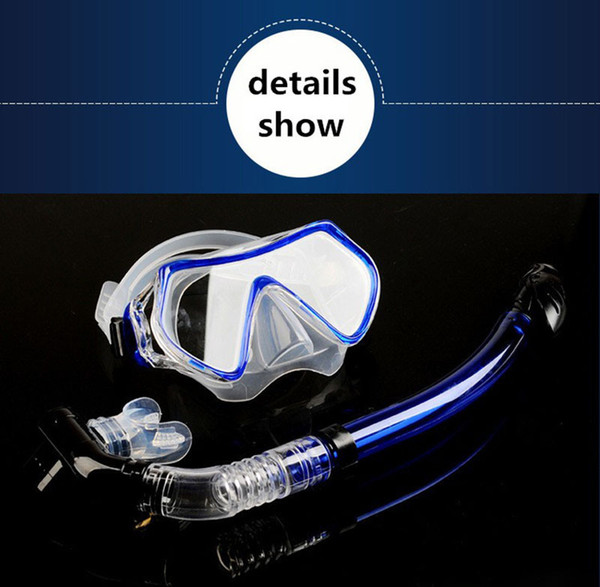 Diving Equipment Sets for Men Underwater Diving Masks and Glasses Full Dry Snorkeling Gel Myopia Diving Mask