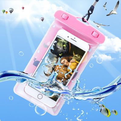 Cute Cartoon Waterproof Pouch Cover For iPhone XR XS 8 7 6 6S Plus Samsung Galaxy S8 S9 Underwater Dry Bag Swimming Water Proof Phone Case