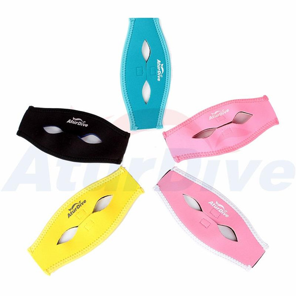 Wholesale- SCUBA diving mask strap snorkeling mask cover underwater hair cover dive snorkeling mask strap cover 5 colors