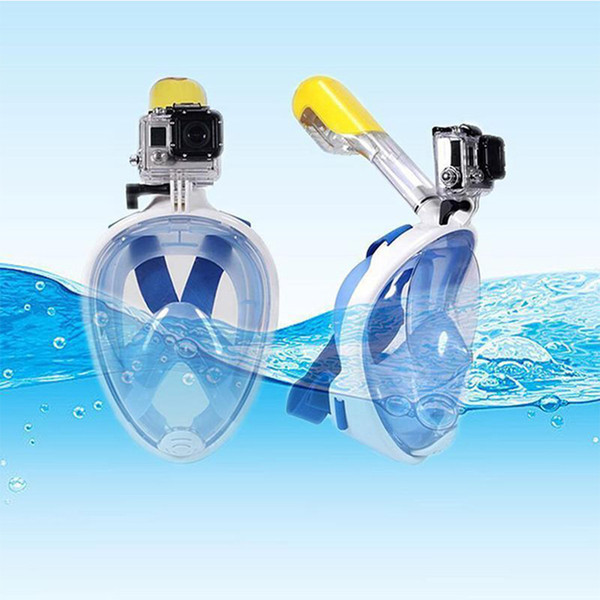 2018 Hot Underwater Diving Scuba Mask Snorkel Set Swimming Training Scuba full face snorkeling mask For Wholesale