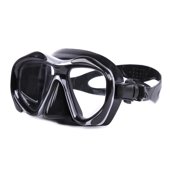 HD large field of view tempered glass goggles adult men and women diving mask multicolor optional Diving glasses