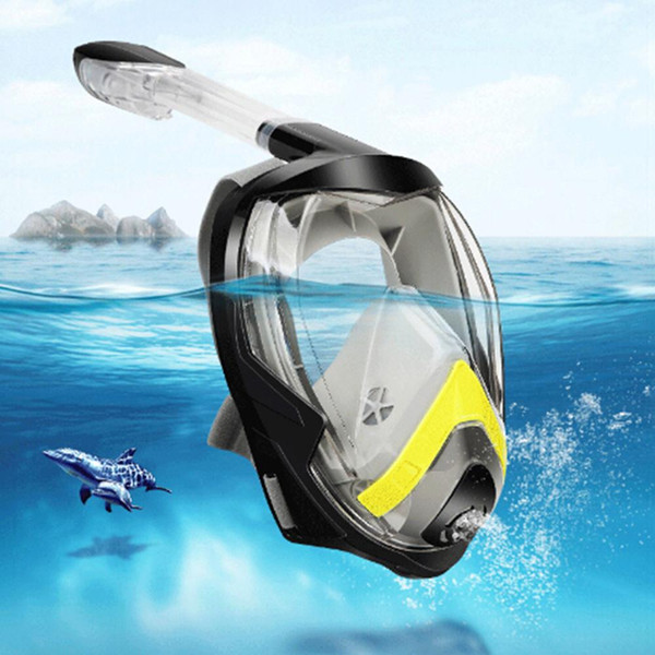 Underwater Anti-fog Folding Full Face Snorkeling Swimming Scuba Diving Mask