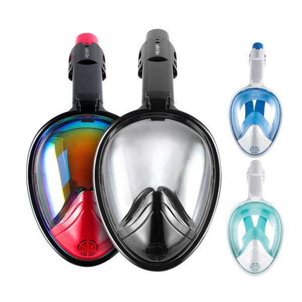 Professional Skuba Diving Mask plated colorful Goggles Wide Vision Watersports Equipment With Anti-fog mask snorkeling