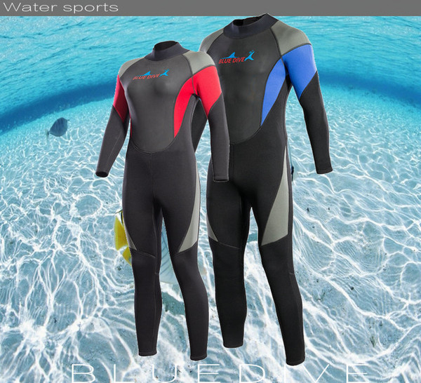 3mm long sleeve 90% UV protection warm wetsuits diving swimming suit for woemn and wen