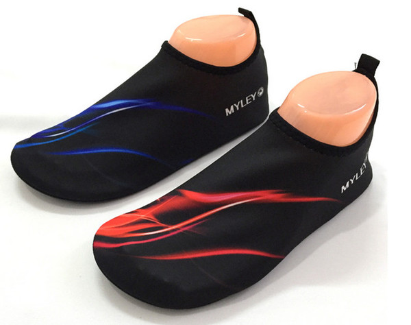 Waterproof Beach Wear Skin Shoes Water Shoes Socks Yoga Exercise Pool Beach Swim Slip On Surfing Diving Boating Footwear 2017