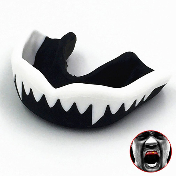 Professional Adult Karate Muay Safety Soft Eva Mouth Protective Teeth Guard Sport Football Basketball Thai Boxing C19040401