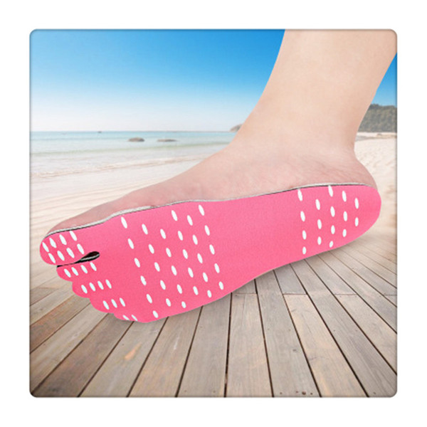 New Arrivals Outdoor Beach Shoes Nakefit Soles Summer Invisible Beach Shoes Nakefit Foot Feet Pads Stick Yoga Pads Free Shipping