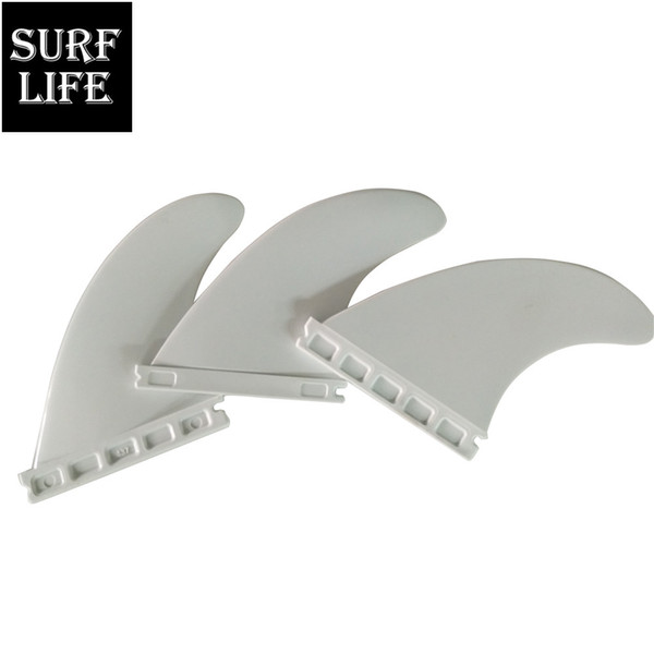 High quality white color plastic nylon surfing keels Future G5 size 3 fins per set surfboard Future fins for surfboards Sup boards