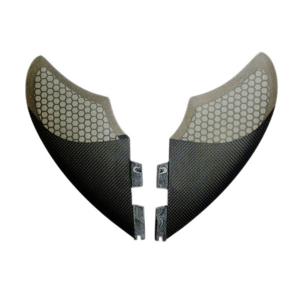 New Design Surfing Surfboard Fins Keel fin for FCS2 box twin fin set 2 pcs per set Material: carbon fiberglass,honey comb