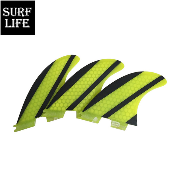 Professional Sup boards paddle 3 pcs per set surfing fins fiberglass honeycomb FCSII keels water surf FCS2 fin