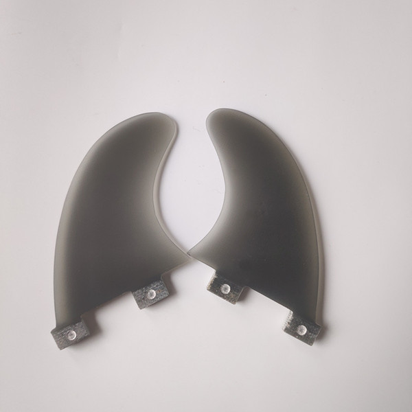 Free delivery 2 pcs FCS GL fins frosted black surfboard fin fiberglass surf surboard side fins GL surfing twin fins