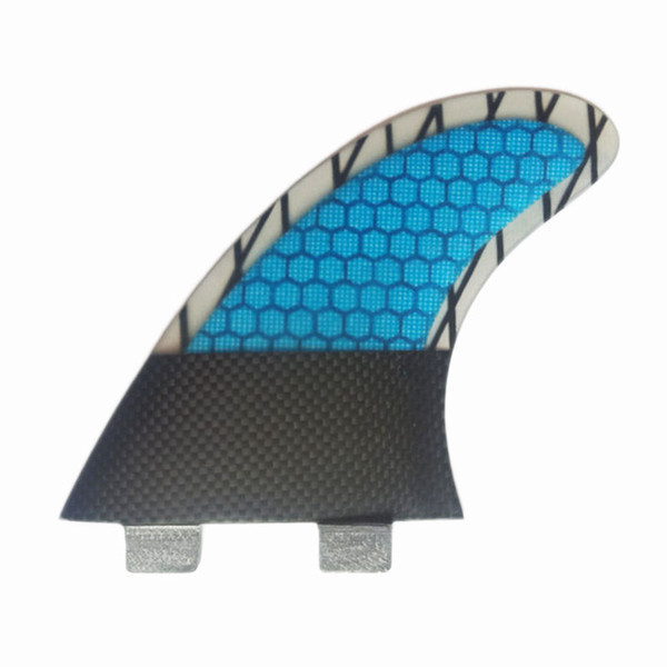 New Surfboard Fins 3PCS Set for FCS box G7 size fiberglass Honeycomb with carbon L size FCS Fins Hot Sell surf Fin Tri fin