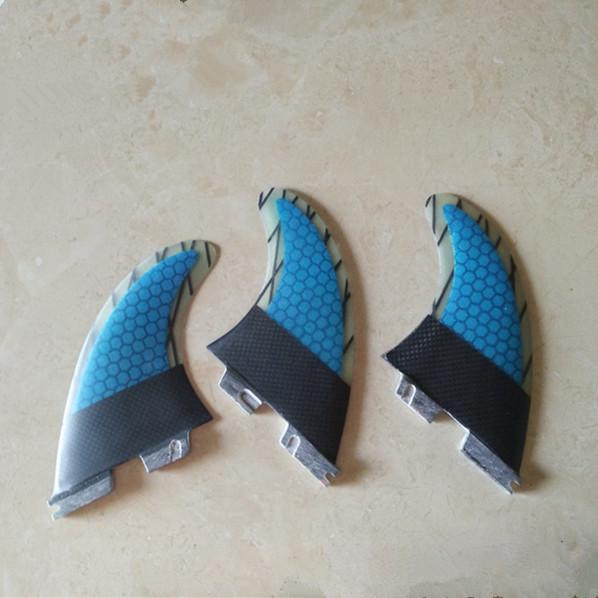 Free shipping FCS II Fins Blue Honeycomb Carbon Fin Surf Fins FCS2 Surfboard Fin pranchas de surf quilhas fcs 2 surfing