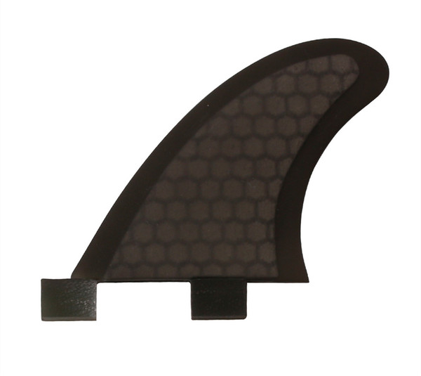 Black honeycomb fiber new fiberglass honeycomb surf fins fcs GL surfboard fins GL 2 pcs per set