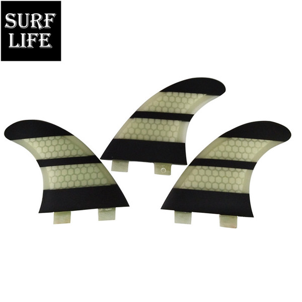 China factory fiberglass surf fin FCS template G3 small surf accessories 3 pcs per set surfing fins