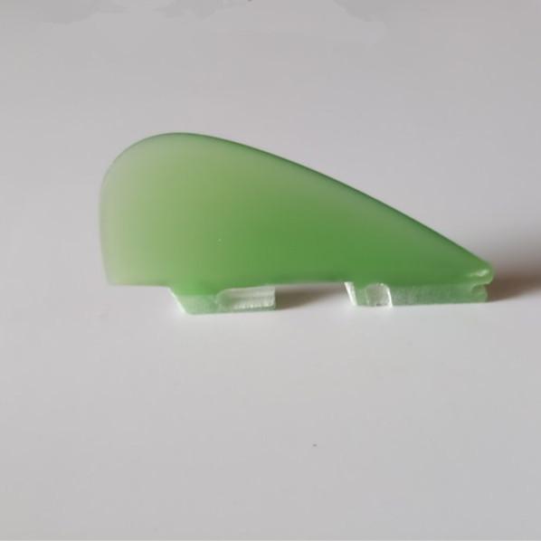 Fins of FCs base in one foot fiberglass clear Green color fin surfboard fins natural color