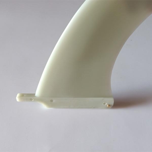 size 8 inch plastic fin for surfboard natural color factory price 5 pcs in a set