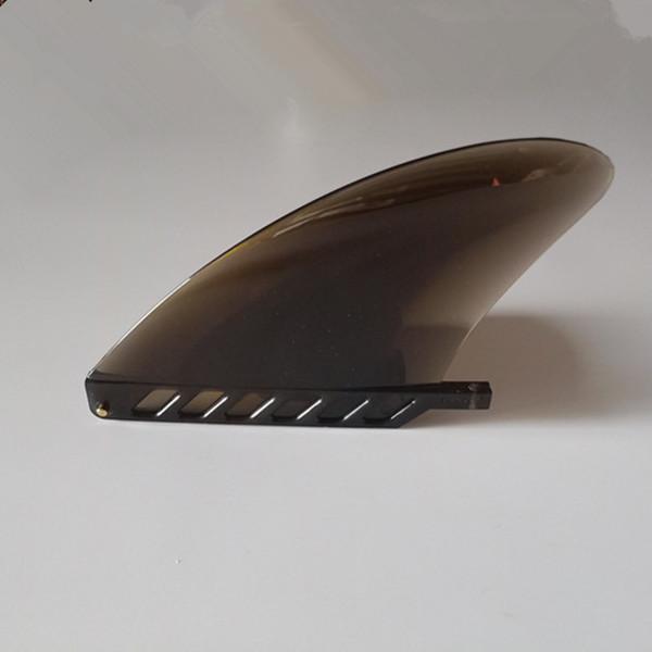 surfboard/Inflatable SUP flex fin size 4.6 inch Semi-black color soft fin no screw ones