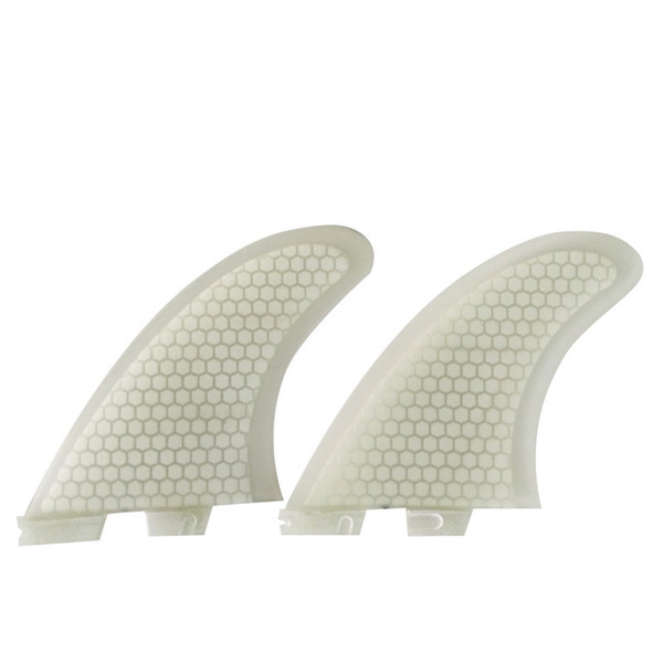 Surfboard FCS2 Fins TWIN FIN FCS2 Fin Set Sell Surf White Color