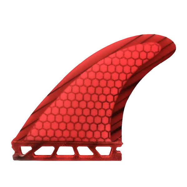 Free Shipping Red Carbon fiber honeycomb future surf fins thruster sup fins M5 quilhas surf future surfboard fin paddle board fins