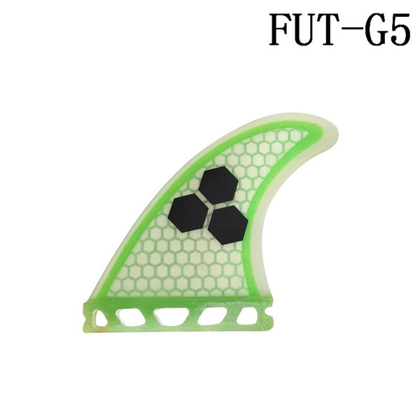 Surf Fins Quilhas Future Fin G5 Light Green Honeycomb Fibreglass Fins Surfboards Fin Surfing M Size 3 pieces per set