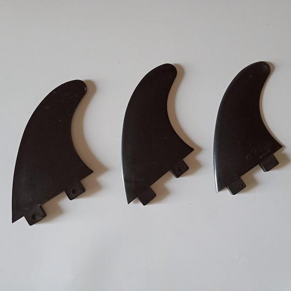 Surfboard Fins Black color 3pcs/set Tri-Set Fins F c s G5 Plastic surfing fin Surf Quilhas