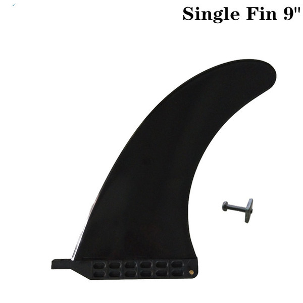 Surf Fin 9.0 inch Black Fin 9.0 Length SUP Surfboard Single Fins stand up paddle