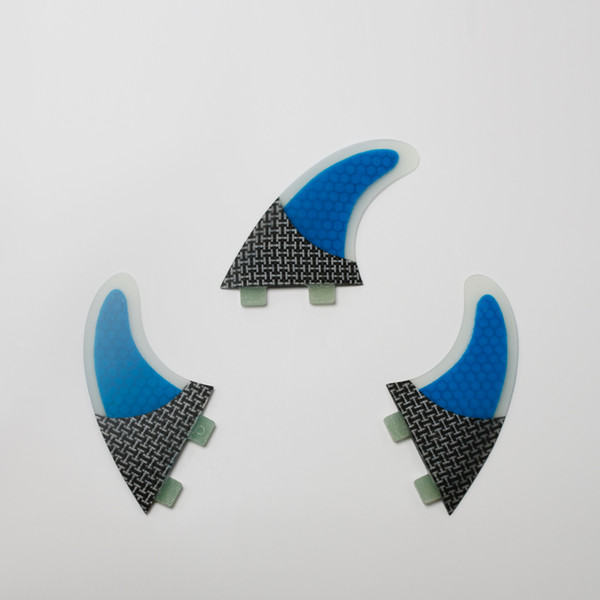 G5 fcs surfboards fins bluecarbon fiberglass future quilhas aletas fcs longboard Quad fins G5 prancha de surf fins