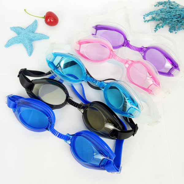 Water Fun Children Kids High Definition Silicone Swimming Goggles Boys Girls Antifog Waterproof Diving Glasses Free Earplugs