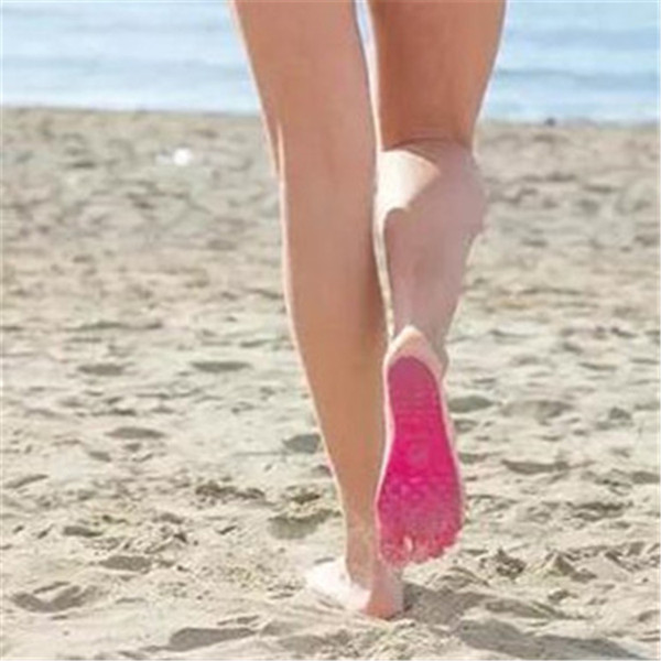 Summer Nakefit Soles Invisible Beach Shoes Foot Pads Nakefits Shoes Beach Heat Insulation Feet Pads Fast Shipping