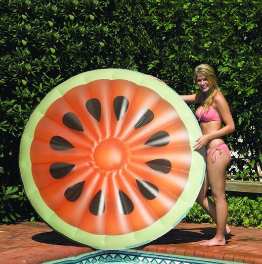 2016 160 cm red inflatable pool float toys watermelon water sports inflatable floating raft floating leisure pvc bed floating row