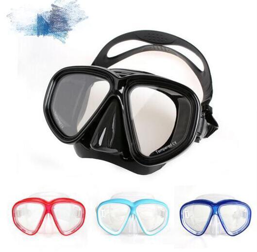 2016 Professional Equipment Brand Silicone diving mask snorkel equipment Buceo Anti-Fog Waterproof UV Swim / Dive Points Men Women