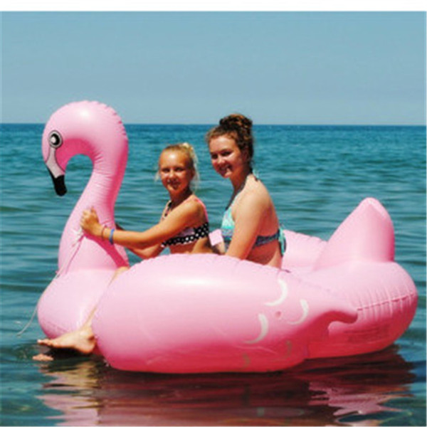 Summer Water Sports Swimming Inflatable Floating Floor Inflatable Floats Raft Air Mattress Swim Pool Beach Flamingo Different Size DHL/Fedex