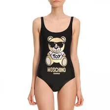 MOSC 7 color Small Bear Designer fashion Swimwear Bikini For Women Letter Swimsuit Bandage Sexy Bathing one-piece Suit S-XL