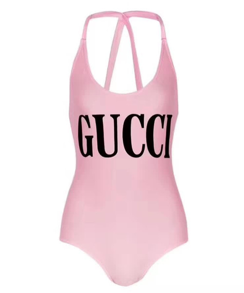 2019 Hot sale gc Designer fashion Sling letter print Swimwear Bikini For Women Letter Swimsuit Bandage Sexy Bathing one-piece Suit S-XL