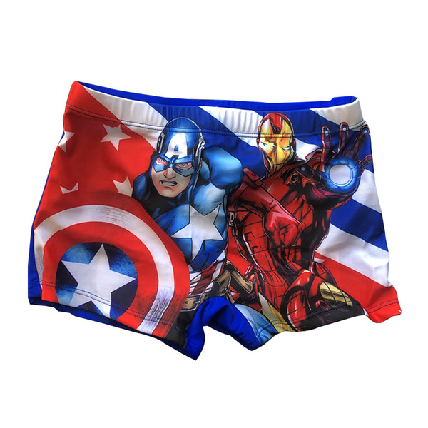 Iron Man&Captain American Boys Swim Trunks Kids Swimming Short Swimwear Summer Beach Swim Pants Children Swimsuit For Boy Trunks 35