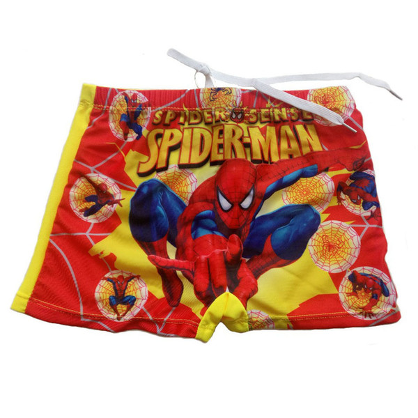 Kids Spiderman Swimming Trunks, Kid Cartoon Swimming Trunks Swim Boys Girl Shorts, Child Swimsuit Swimwear Red S-XL 35